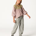 LIGHT GRAY BLOOMER PANTS