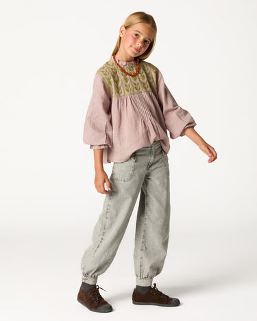 LIGHT GRAY BLOOMER PANTS