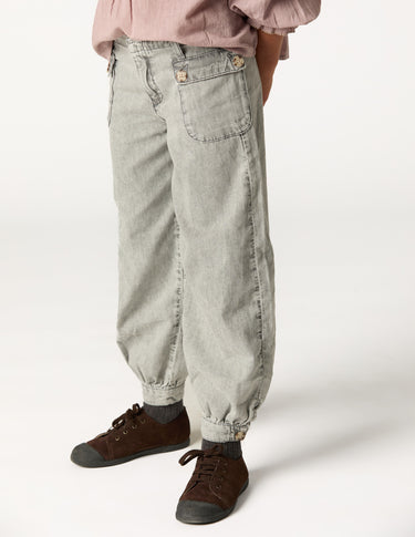 LIGHT GRAY BLOOMER PANTS