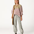 LIGHT GRAY BLOOMER PANTS