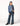 PANTALÓN DENIM DESFLECADO DARK BLUE