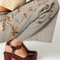 BURGUNDY WEDGE CLOG