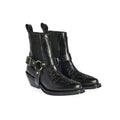 BOTIN COWBOY HEBILLA NEGRO