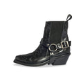 BOTIN COWBOY HEBILLA NEGRO