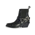 BOTIN COWBOY HEBILLA NEGRO