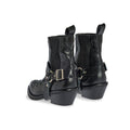 BOTIN COWBOY HEBILLA NEGRO