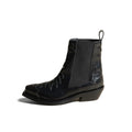 BOTIN COWBOY HEBILLA NEGRO