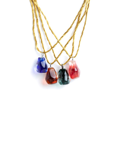 BLUE TEARDROP NECKLACE