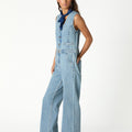 BLUE DENIM JUMPSUIT
