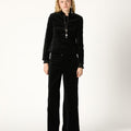 BLUE VELVET BLAZER EIGHTS
