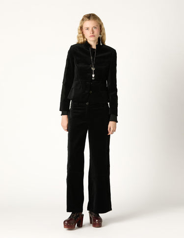 BLUE VELVET BLAZER EIGHTS