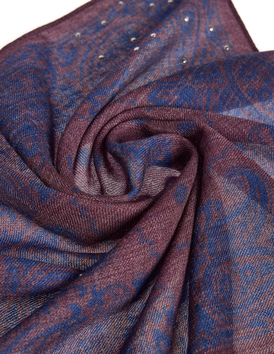 BANDANA LANA TACHAS PLUM