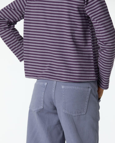 "NN" TROUSERS EMBROIDERED OVERCAST