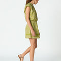 VESTIDO PRINT TOILE ALGAE