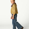 TOILE RIPPLE COLLAR SHIRT CURRY