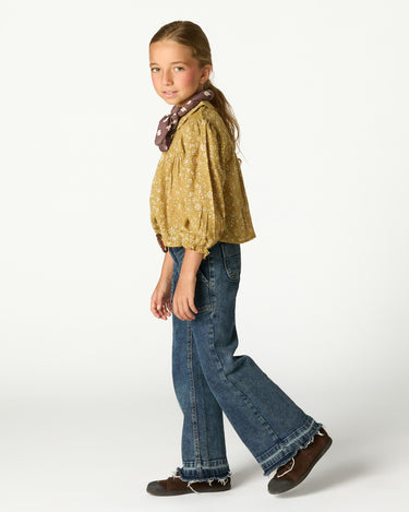 TOILE RIPPLE COLLAR SHIRT CURRY