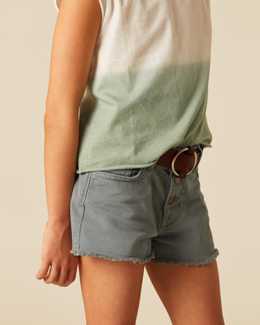 SHORT BOTONES GRIS