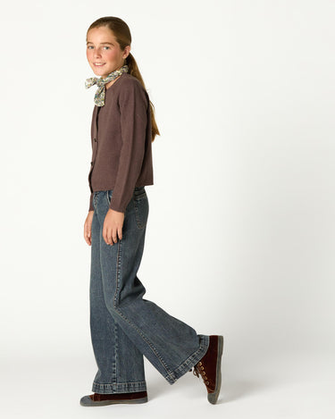 CHAQUETA BOTÓN LODEN CHOCOLATE