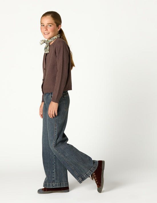 CHAQUETA BOTÓN LODEN CHOCOLATE