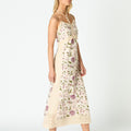 PRINTED INDIAN CAPPUCCINO DRESS