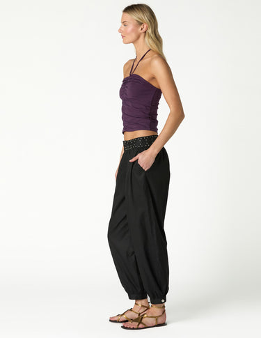 BITTERSWEET RUCHED HALTER TOP