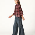 CHECKERED EMBROIDERED SHIRT MORA