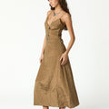 INCENSE MIDI SLIP DRESS