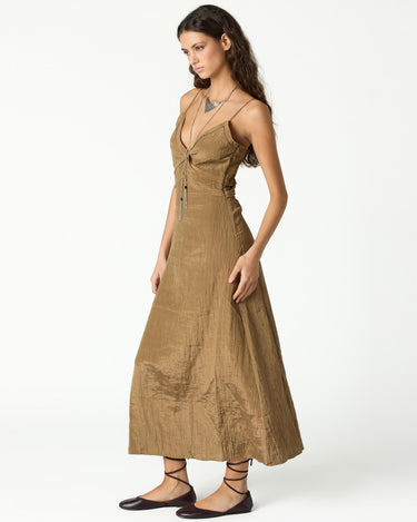 INCENSE MIDI SLIP DRESS