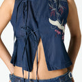 TOP DENIM BORDADOS