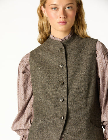 CHALECO ESPIGA GRIS