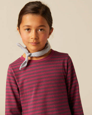 BLUE STRIPED DRESS