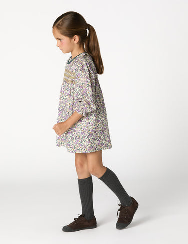 VESTIDO NIDO MANGA LARGA BLOSSOM PLUM