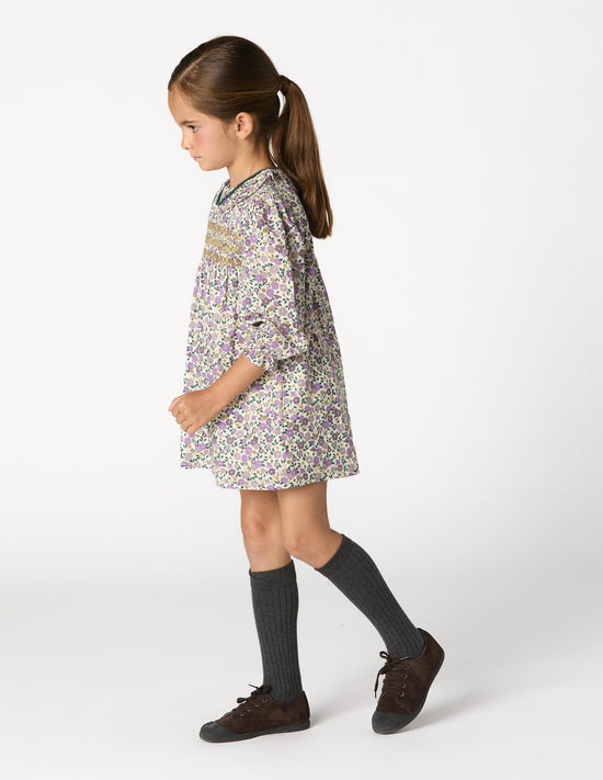 VESTIDO NIDO MANGA LARGA BLOSSOM PLUM
