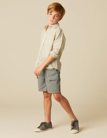 FRENCH STRIPES GREY SHIRT