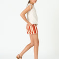 SHORT RED STRIPE
