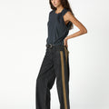PLEATS ANTHRACITE T-SHIRT