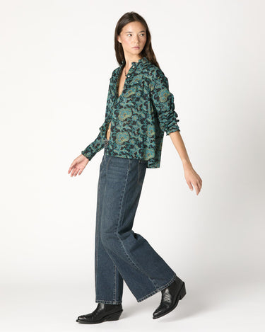 CAMISA VOLANTE WILD BLUE