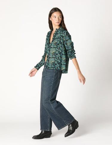 CAMISA VOLANTE WILD BLUE