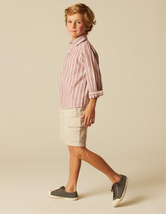 MULBERRY FRENCH STRIPES SHIRT