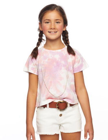 Camiseta tie dye rosa