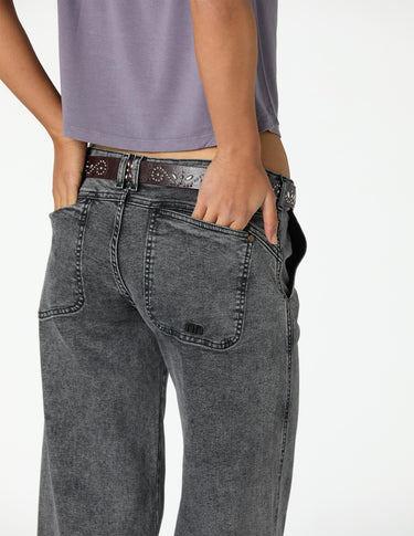 TROUSERS NN EMBROIDERED GREY