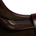 BROWN SUEDE SHOPPING BAG