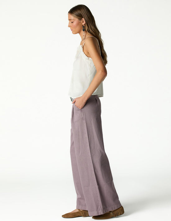OVERCAST PLEATED TROUSERS