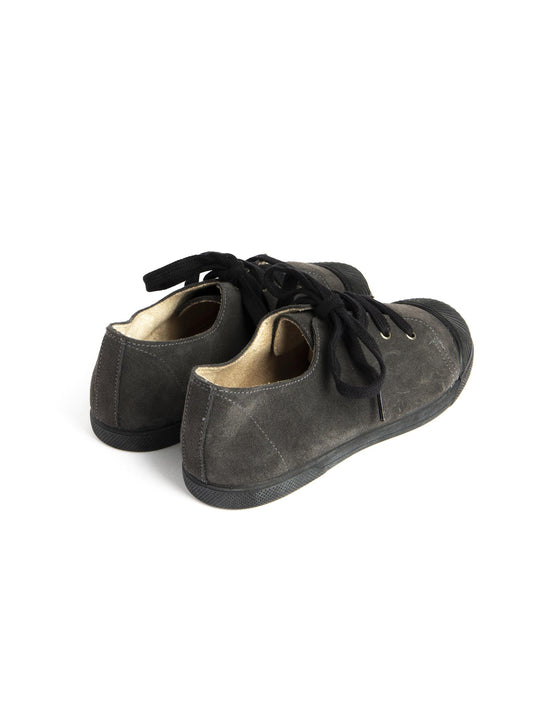 ANTHRACITE LACE-UP SNEAKER