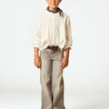 RAW DRAWSTRING SHIRT