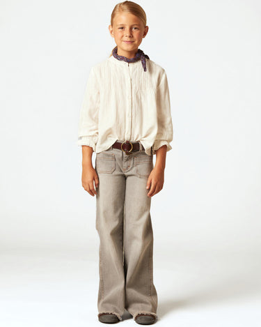 RAW DRAWSTRING SHIRT