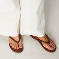 BROWN BEADED SANDAL