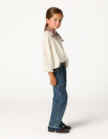 CAMISA CUELLO PERKINS LACE ECRU