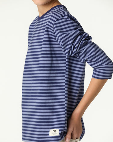 BLUE STRIPED T-SHIRT