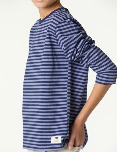 BLUE STRIPED T-SHIRT